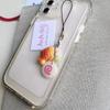 Japanese Fish Cake Keychain Pink Squid Roll Dango Phone Charm Food Taiyaki Pendant  Friends Gift