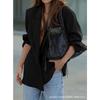 Women S Casual Loose Fit Blazer Commute Versatile Outerwear