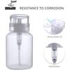 60/150 мл пустой запираемый флакон-дозатор для жидкости, очиститель для ногтей, контейнеры для жидкости, многоразовый прозрачный косметический контейнер