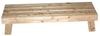 Ступенька Hoshino, Низкая скамейка хиноки, Белое дерево, Большая, 85 x 28,5 x 18