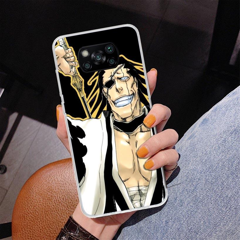 Bleach Zaraki Kenpachi Phone Case For Xiaomi Poco X7 X6 X5 Pro F7 Ultra Redmi 15C 15 13C 13 12C 12 10 10A 10C 9 9A 9C 9T Cover P