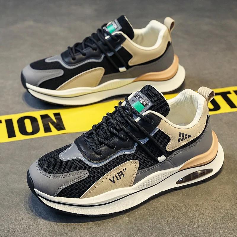 Мода 25 Весна Мужские Кроссовки Брендовые Сетчатые Кроссовки Повседневная обувь для мужчин Лидер продаж Удобные кроссовки Дышащая обувь для мужчин Теннис Masculino