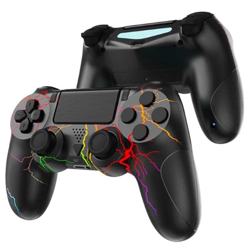 Беспроводной контроллер для PS4 с RGB-подсветкой, дистанционный игровой джойстик, совместимый с PlayStation 4/PS4 Slim/PS4 Pro/ПК