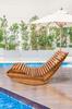 Leżak Bujany Ogrodowy Drewniany Bujany Leżanka Ogrodowa Do Strefy Spa Fotel