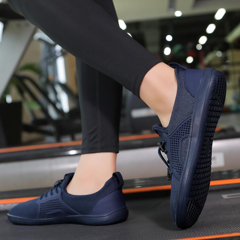 Сетчатые уличные повседневные спортивные туфли с широким носком, обувь для ходьбы босиком, дышащие туфли для тренажерного зала, фитнеса, кросс-тренинга, балетки
