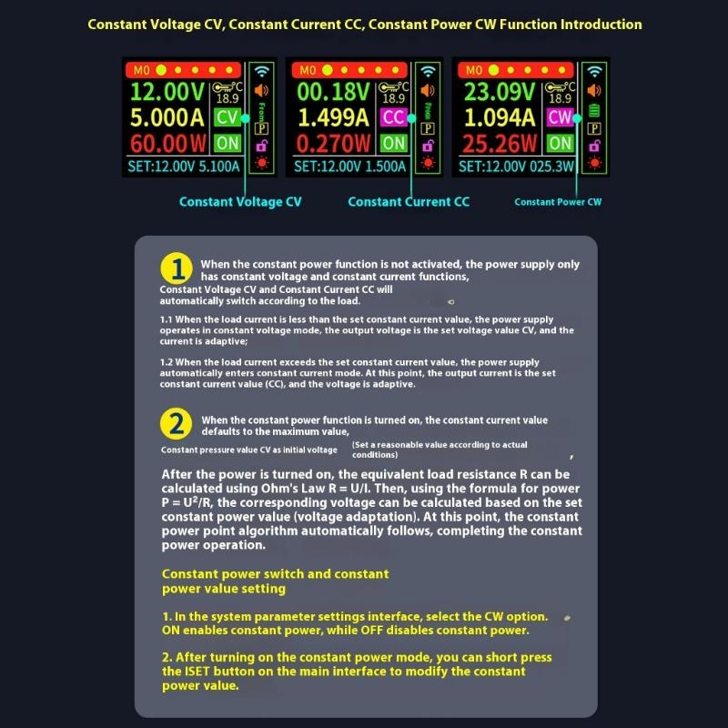 Программируемый Регулируемый Источник Питания Регулируемое Устройство Регулятора Электрического Тока для Электроники Солнечных Проектов