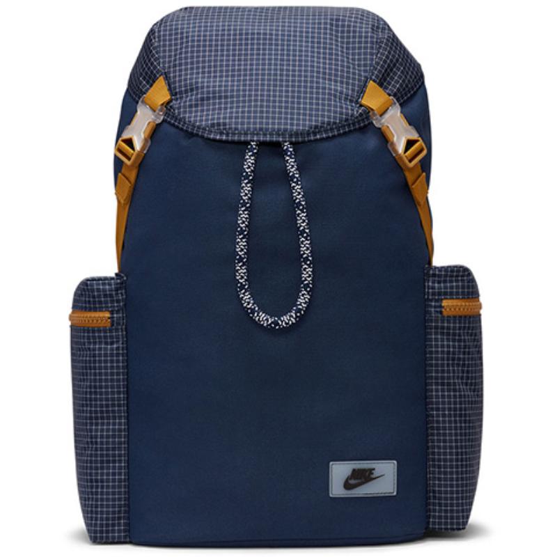 Nike Heritage Fabric Backpack Regular Unisex Dark Blue Casual Cv1410-451