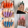 24Pcs/Set Acrylic Extension Full Cover Coffin Fake Nail False Nails Nail Tips Ballerina Nail