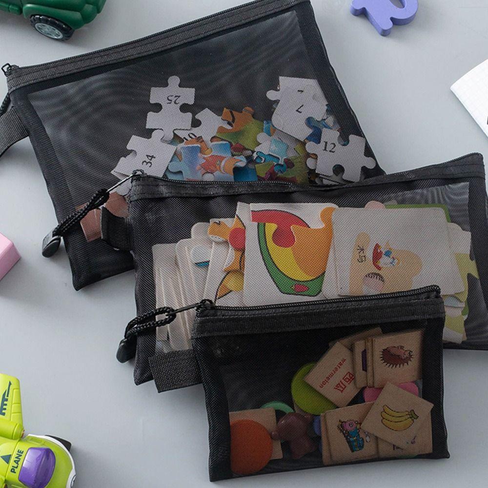 Transparent Pen Bag A4 A5 A6 Pencil Case New Test Paper Information Bag Student