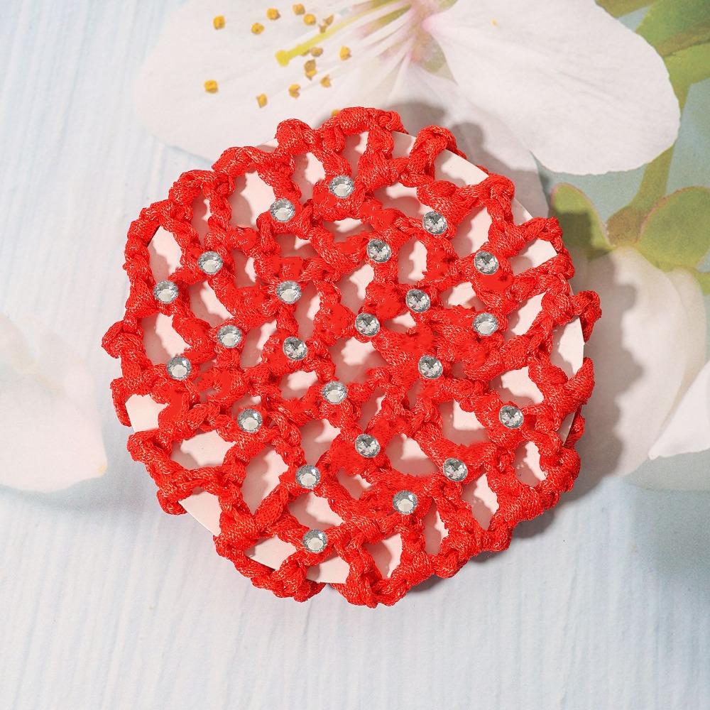 Дышащая сетка для девочек, эластичная сетка для волос, резинки для волос, балетная сетка для волос, снуд для милого пучка для женщин