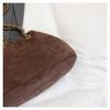 2025 Fashion Suede Retro Shoulder Bag - Versatile Autumn/Winter Chain Underarm Bucket Bag