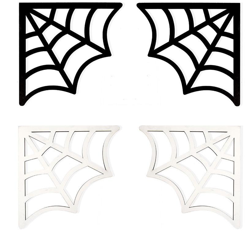 Мумия Надгробие Скелет Черный Кот Призрак Тыква Паутина Хэллоуин Дверная Рама Украшения