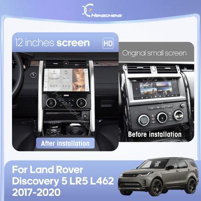 12-дюймовый Для Land Rover Discovery 5 LR5 L462 2017-2020 GPS-навигация Автомобильный мультимедийный плеер Android12 8+128G CarPlay 4G 360° Камера