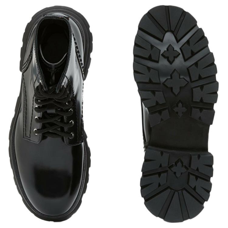(WMNS) Alexander McQueen Wander Boot 'Black' Women's 657569WHZ801000