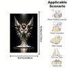 Angel of Death pattern Flannel printed blanket suitable for all seasons suitable for living room office sofa and travel