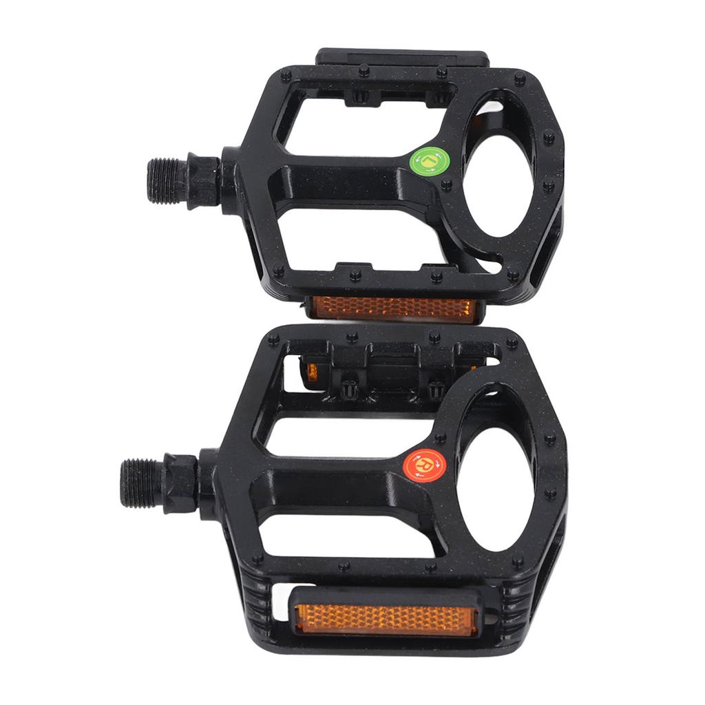 1 Pair Mountain Cycle Pedal Aluminum Alloy Non Slip Stable Flat Platform Pedal Replacement