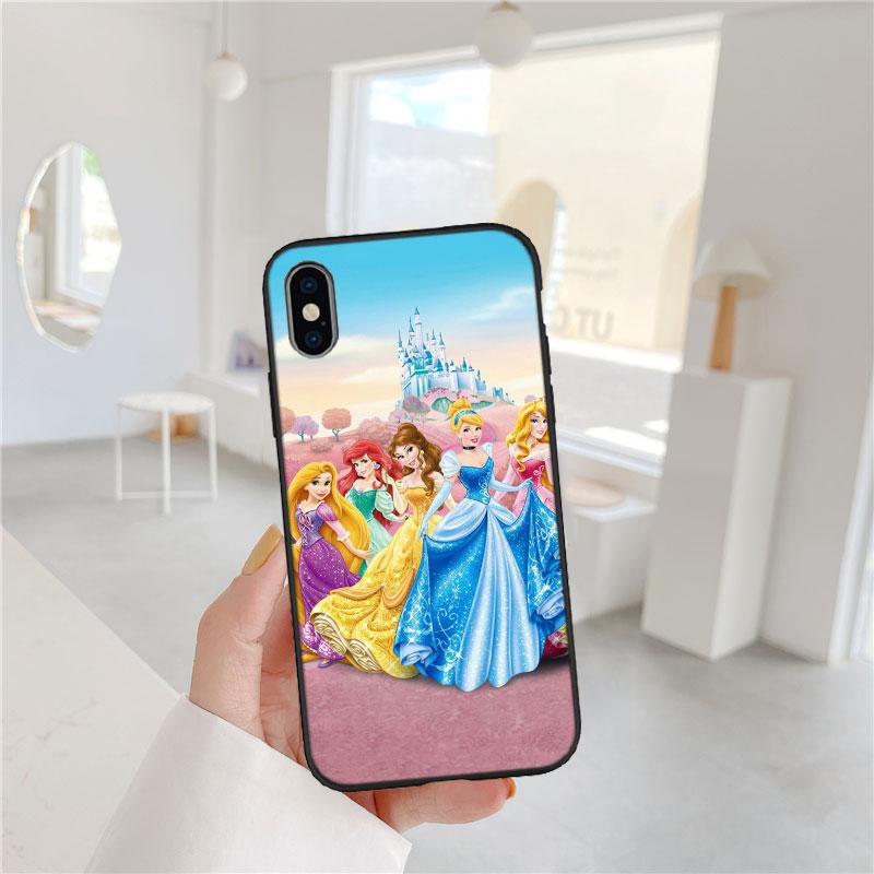 CJ42 Мягкий чехол для телефона Disney Princess для Samsung Galaxy Note 10 20 S23 S24 S25 Ultra FE Plus Edge Lite A02S A35 A07 A17