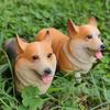 Realistic Corgi Dog Figure Pvc Static Model Toy For Animal Enthusiasts And Collectors