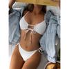 New Sexy Bikinis Swimsuits Women's Swimwear Solid Color Female Beach Swim Wear Bathing Suits Brazilian Bikini Set Pool Bather