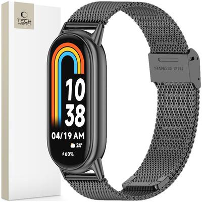 Tech-Protect Миланский ремешок для Xiaomi Smart Band 8 / 9 / Nfc Черный