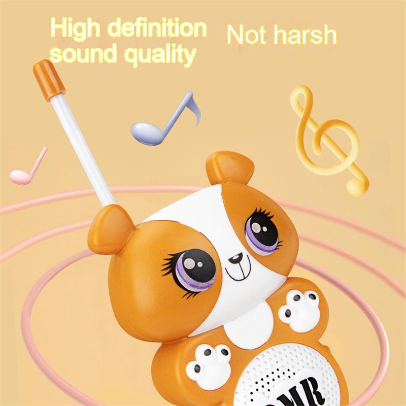 Милая детская рация с пандой, игрушка для дома и улицы, интерактивная беспроводная электрическая игрушка для родителей и детей, портативная рация