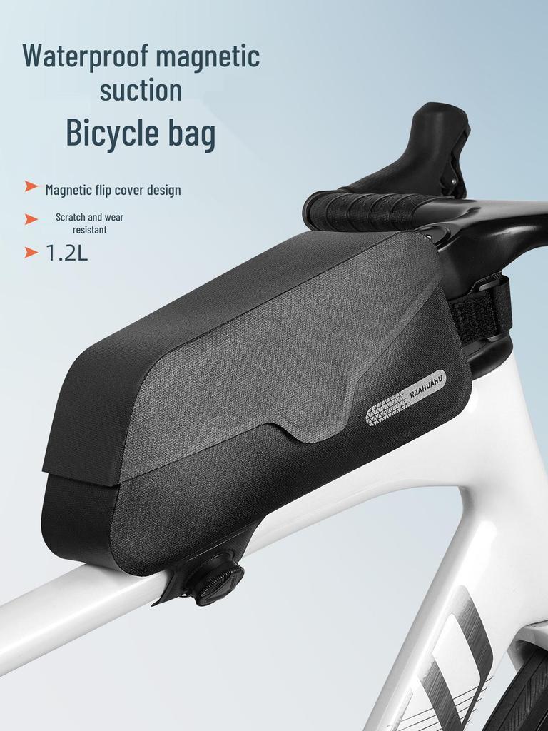 Magnetic Front Beam Saddle Bag for Mountain & Road Bikes