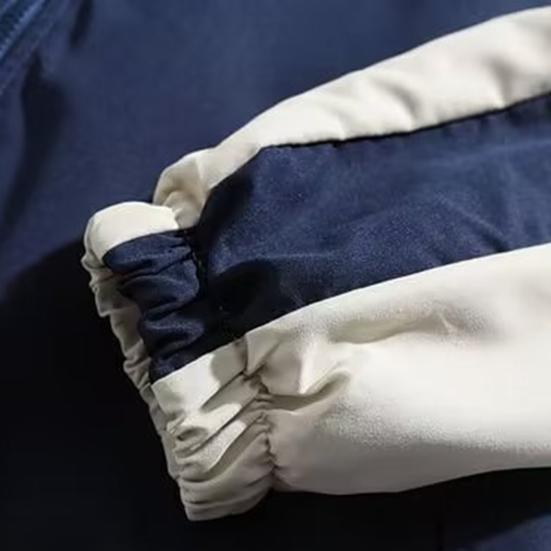 Куртка в стиле хип-хоп, лоскутная ветровка, пальто для женщин и мужчин, повседневная верхняя одежда на молнии с воротником-стойкой для весенне-осенней спортивной вечеринки на открытом воздухе