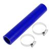 X AUTOHAUX 1 Set Inner Diameter 28mm/1.10" Length 200mm/7.87" 0 Degree Straight Blue Car