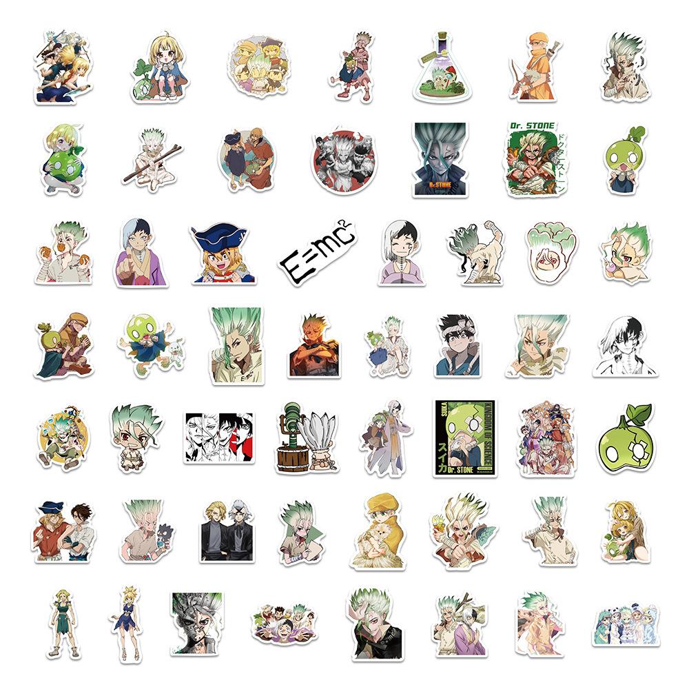 54 шт. Наклейки Dr.Stone Исигами Сенку Граффити Наклейки Для DIY Дневника Чехла Телефона Ручной Работы Скрапбукинга Эстетичные Наклейки