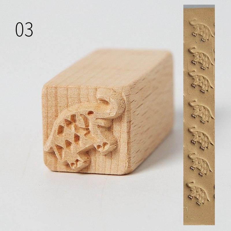 Деревянная мультяшная глиняная форма для печати, креативная печать для лунного торта, печать из твердой древесины, керамическая текстура