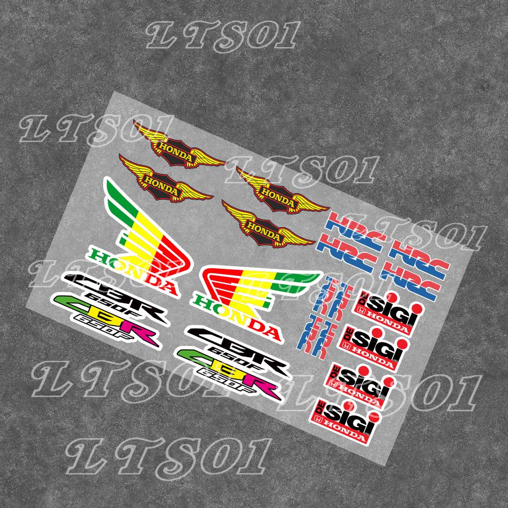Honda-hrc Stickers Moto Sticker Auto Body Bumper Windows Motorcycle Laptop Walls Vinyl Decal Car Tuning Accessories ZV3