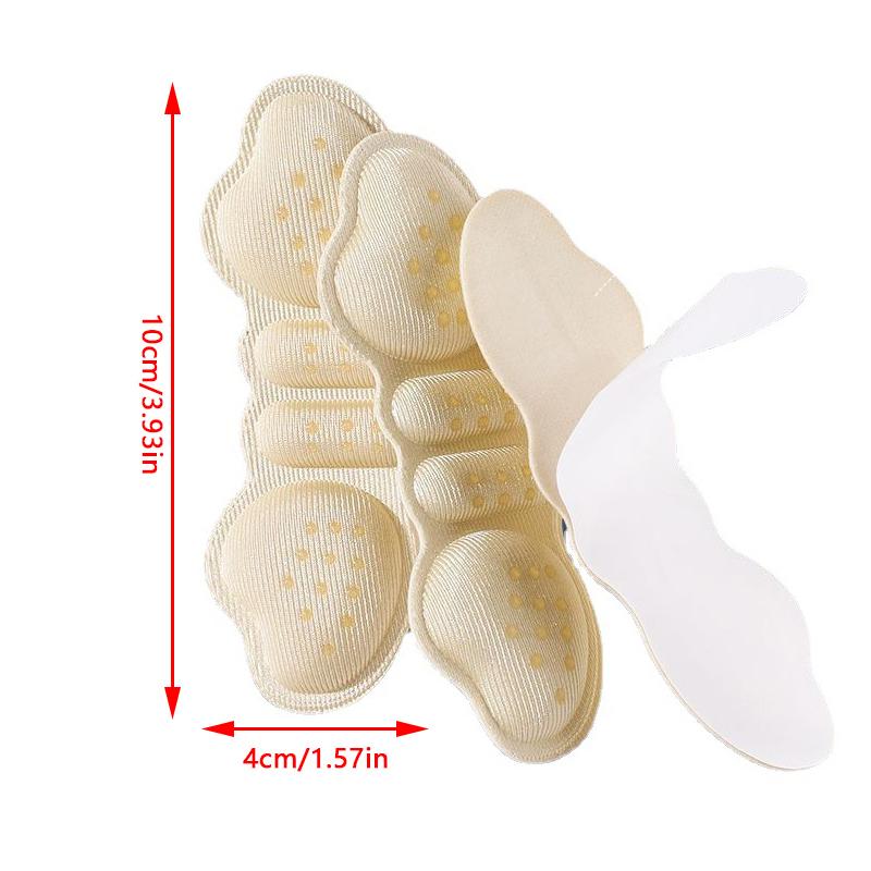 Нашивка на каблуке для высоких каблуков, защищающая от падения и износа стопы, регулирующая смену стельки артефактного половинного размера с большой на маленькую