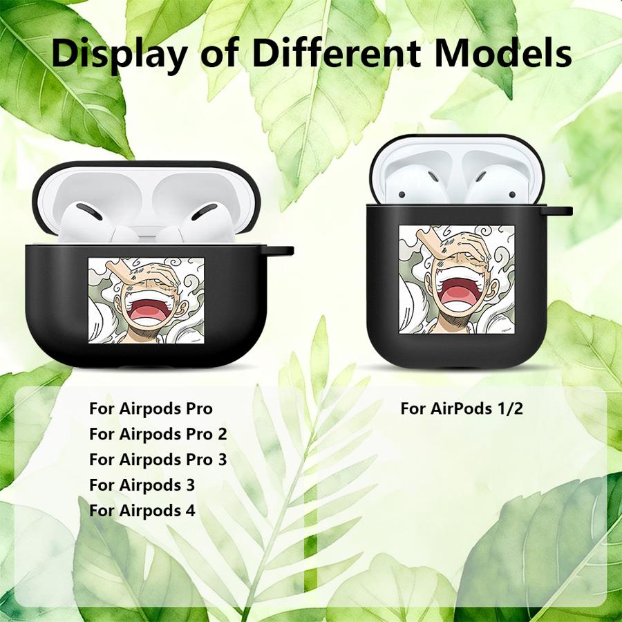 Чехол для наушников Чехол-крышка Для Airpods 4 Pro2 Pro 1 2 Pro3 3 Одна штука Луффи Зоро