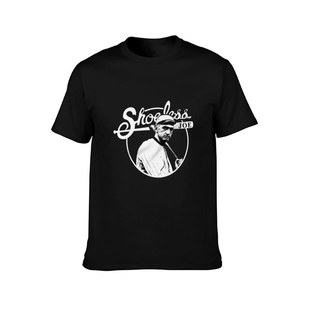 SHOELESS Joe Jackson Baseball Tee Shirt Short-Sleeve Unisex T-Shirt Black