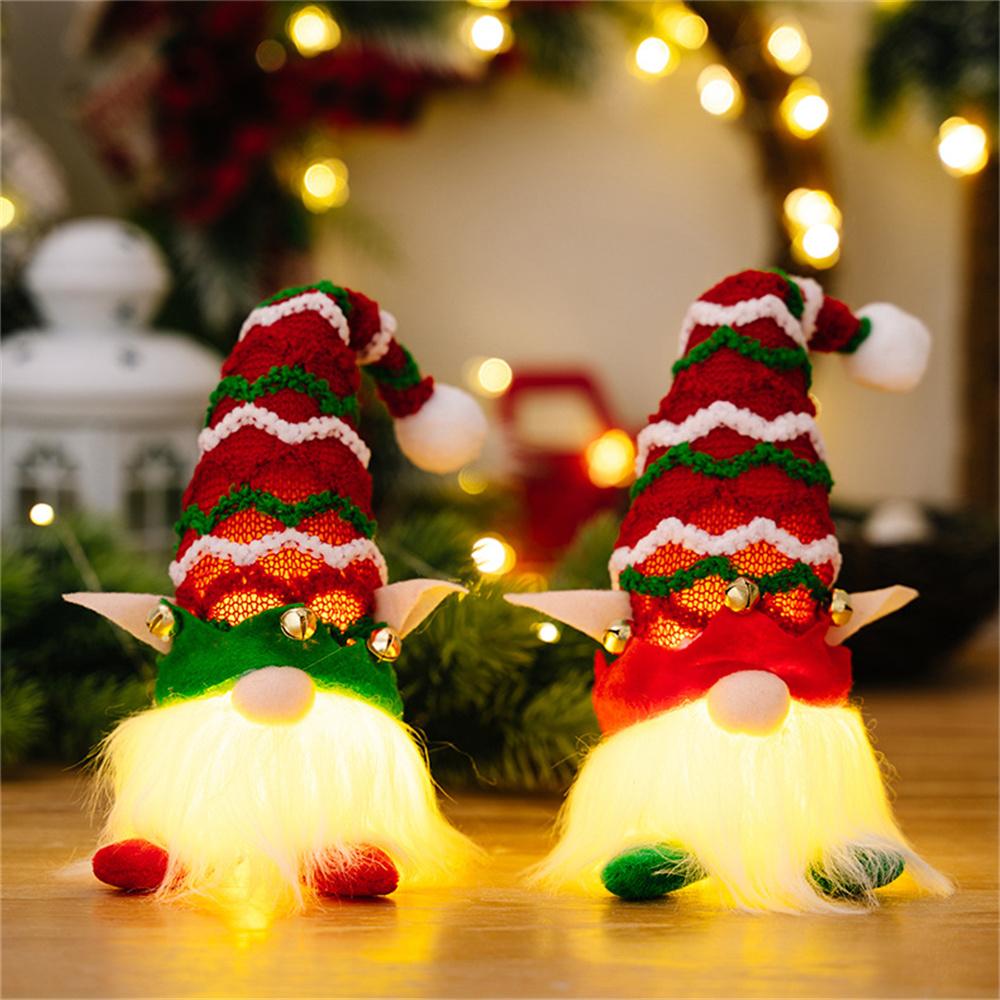 2024 New Year Glowing Gnome Christmas Faceless Doll Home X-mas Decoration Navidad Natal Children Gifts