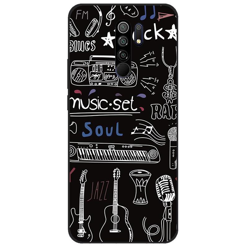 Cover For Xiaomi Redmi 9 Case Cat Flower Animal Cover Silicone Case For Redmi 9 redmi9 Cover Bumper Shockproof Phone Case Coque