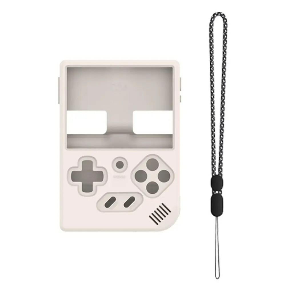 For ANBERNIC RG35XX Plus Silicone Case Handheld Gaming Console Sleeve Cover with Strap