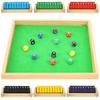 1 шт. Деревянная настольная игра Портативная развивающая игра Shut The Box Игра в кости для 4-6 игроков Веселая семейная игра в кости для семейной домашней вечеринки и бара