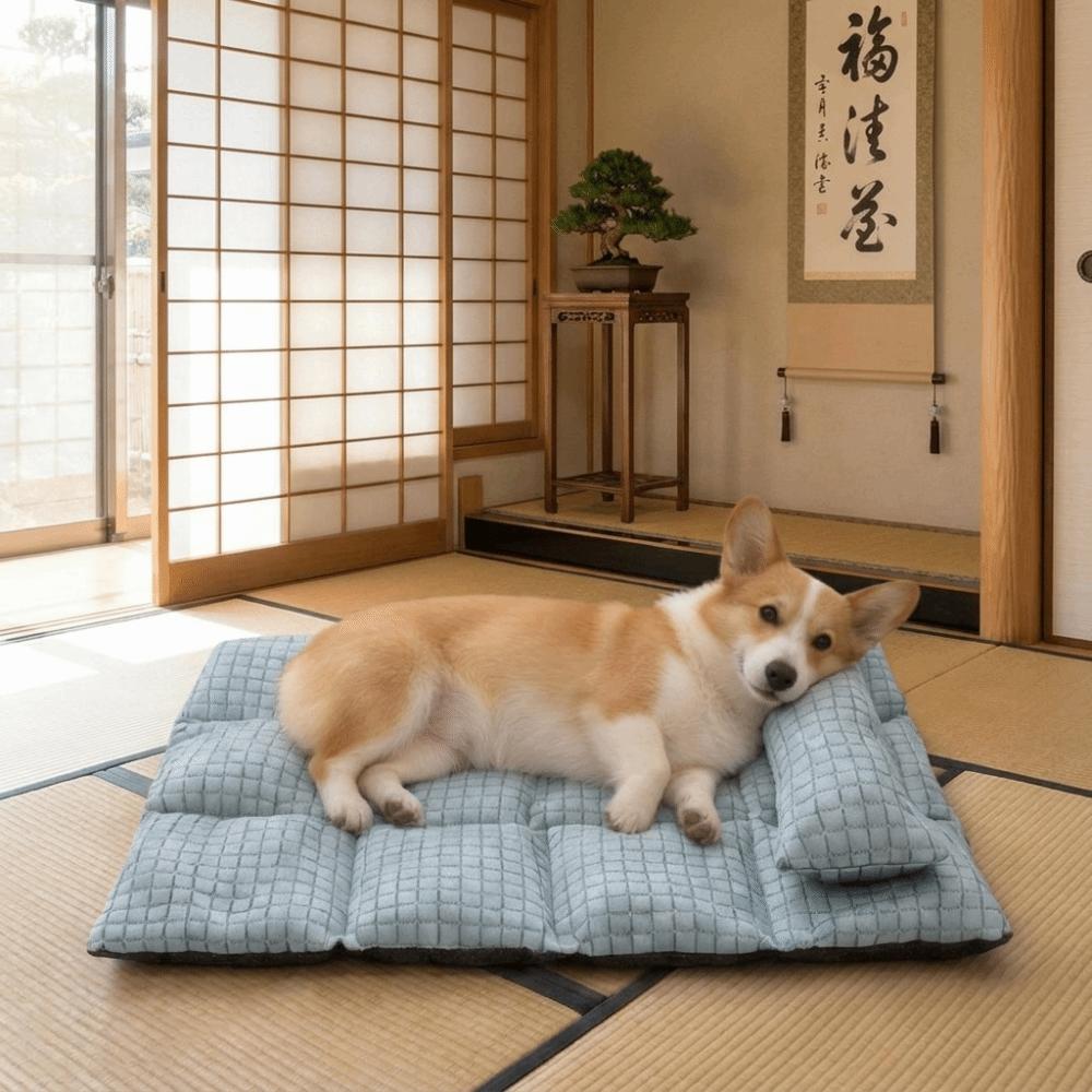Folding Dog Sleeping Mat Breathable Pet Cool Bed Mat Universal Dog Cooling Mat Indoor Use