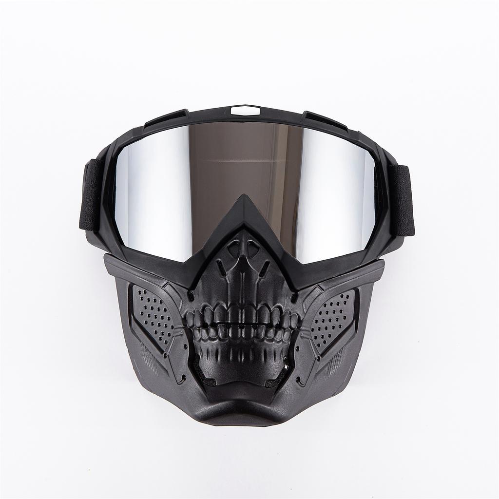 Тактическая маска с черепом, мотоциклетные внедорожные ветрозащитные очки, очки для шлема, очки для верховой езды
