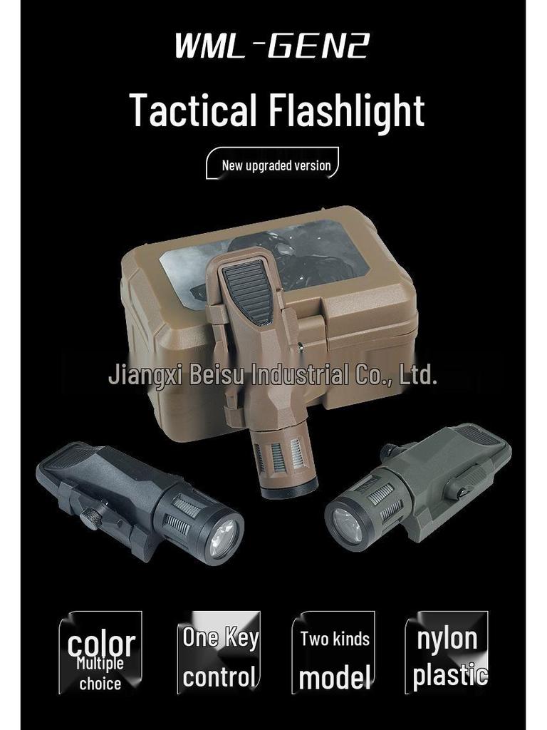 Cross-border WML-G2 Tactical High-Intensity Multi-Function Laser Flashlight for Outdoor and Field Games