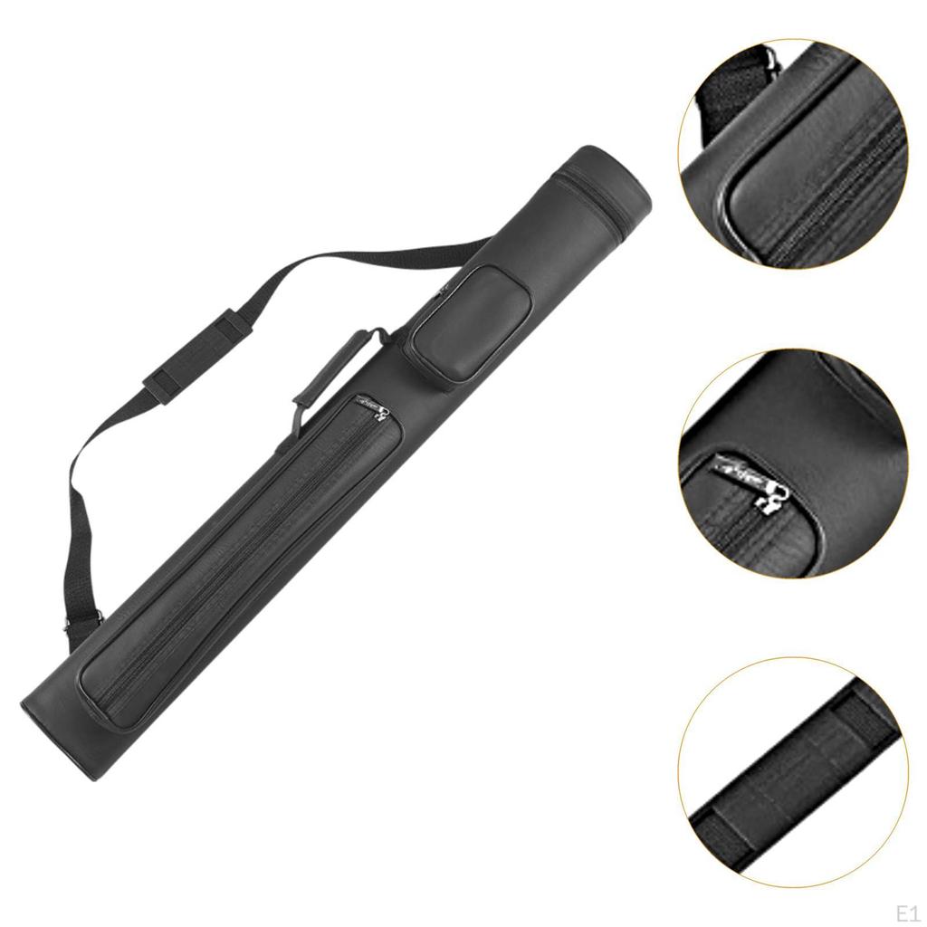 Чехол для бильярдного кия, сумка для хранения шеста, чехол для настольных аксессуаров из искусственной кожи