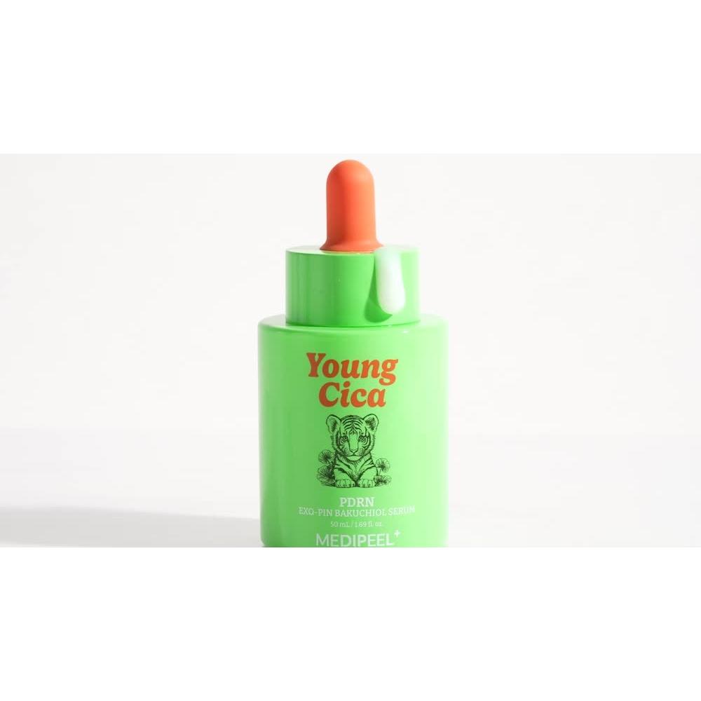 MEDIPEEL Сыворотка Young Cica PDRN Exopin с бакучиолом 50 мл - Сыворотка с бакучиолом против старения, Корейская