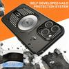 Aluminum Magnetic Phone Case With Ventilation Aroma Diffuser IPhone 16 Pro Max Anti-Slip Shockproof Stand Support
