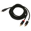 Тип C к 2RCA Мужской кабель HiFi стерео позолоченный звуковой адаптер шнур для телефона планшета автомобильного радио