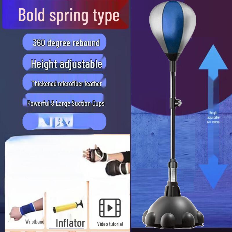 WEZHO Indoor Spring Boxing Ball Set