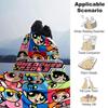 Powerpuff Girls Adventure Flannel Blanket Super Soft Warm Cozy Blanket For Sofa Bed Office Travel Allseason Home Decor Gift