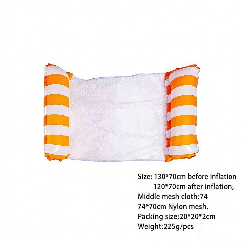 Надувной плавающий гамак-шезлонг, складной, портативная плавучая кровать, плавучий матрас для бассейна, пляжа