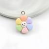 10Pcs Flower Resin Charms Avocado Cactus Mushroom for DIY Earring Bracelets Necklace Keychain Pendant Jewelry Making Findings