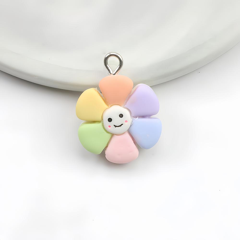 10Pcs Flower Resin Charms Avocado Cactus Mushroom for DIY Earring Bracelets Necklace Keychain Pendant Jewelry Making Findings